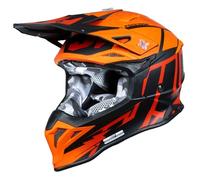 casque cross just1 j39 poseidon - orange / noir XL