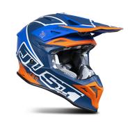 Just1 J39 Thruster, casque croisé M Bleu Foncé/Orange/Blanc Bleu Foncé/Orange/Blanc