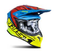 Just1 J39 Thruster Casque de motocross, rouge-jaune, taille XL
