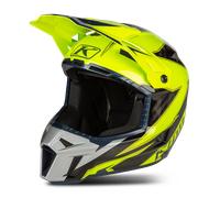 KLIM Casque moto F3 Carbon Lightning Hi-Vi XL