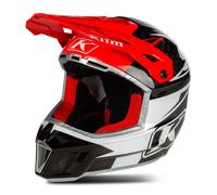 Klim F3 Carbon Pro, casque enduro L Noir/Blanc/Rouge Noir/Blanc/Rouge