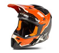 Klim F5 Koroyd Topo, casque croisé S Noir/Orange Noir/Orange