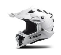 Casque Cross LS2 MX700 Subverter Blanc brillantL Blanc brillant
