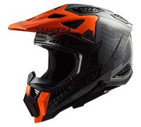 casque cross ls2 mx703 carbon x-force victory - titane L