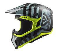 Casque Cross LS2 MX703 X-Force Barrier bleu cielS Barrier bleu ciel