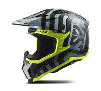 LS2 MX703 X-Force Barrier Carbon Casque de motocross, noir-bleu, taille L pour homme