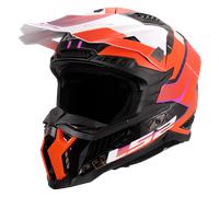 Casque Cross LS2 MX703 X-Force Galuo Orange brillantL Galuo Orange brillant