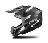 LS2 Casque Cross MX703 X-Force Phantom Noir/Gris Mat Taille 3XL Homme