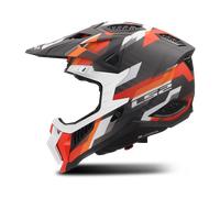 LS2, Casque Moto Cross X-FORCE PHANTOM Orange Red, XS