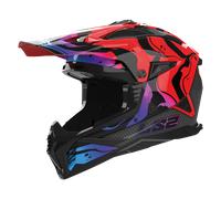 Casque Cross LS2 MX708 Fast II Wash RougeL Rouge