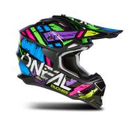 ONeal 2SRS Glitch S23, casque croisé M Noir/Bleu/Vert/Mauve/Fuchsia Noir/Bleu/Vert/Mauve/Fuchsia