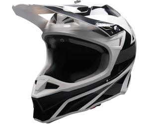 Casque cross ONEAL 10SERIES HYPERLITE COMPACT noir-blanc S