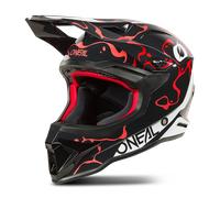 ONeal 1SRS Splash S26, casque de motocross XL Noir/Rouge Noir/Rouge