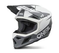 O'Neal Casque de motocross 3SRS Solid S26 Mat blanc/gris XXL