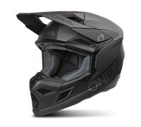 Casque Cross O'Neal 3Srs Solid Noir/GrisXS Noir,Gris