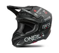 ONeal 5SRS Brand S26, casque de motocross S Mat Noir/Gris/Rouge Mat Noir/Gris/Rouge