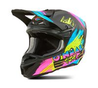 ONeal 5SRS Reseda S26, casque de motocross XL Mat Noir/Jaune Néon/Fuchsia/Bleu Clair Mat Noir/Jaune Néon/Fuchsia/Bleu Clair