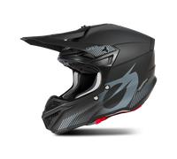 Oneal 5SRS Polyacrylite Solid V.25 Casque de motocross, noir-gris, taille M pour homme