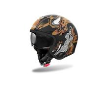 Airoh J110 Oni Casque jet, noir-or, taille L