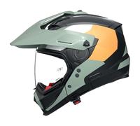 Nolan N70-2 X Selvado 348, casque modulaire M Mat Noir/Vert/Orange/Blanc Mat Noir/Vert/Orange/Blanc
