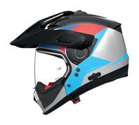 Casque Cross-Over Nolan N70-2 X TURBINE 350 Bianco / Nero / Blu / Rosso