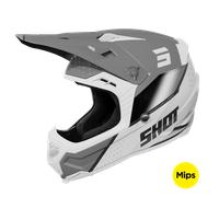 Casque Cross Shot Core Honor Gris perléM Gris perlé