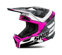Shot Casque Cross Furious Dust Rose brillant Taille XL
