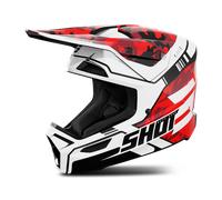 Shot Casque tout-terrain Furious Flash Rouge/Blanc Taille L