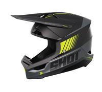 Casque Cross Shot Furious Peak Gris/Jaune NéonL Gris,Jaune Néon