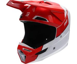 Casque cross SHOT FURIOUS SCOPE rouge-blanc XL