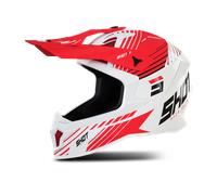 SHOT LITE FURY brillant blanc-rouge XL