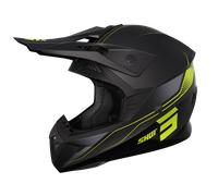 Shot Pulse Edge Casque de motocross, noir-jaune, taille S