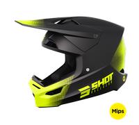 Casque Cross Shot Race Mips® Noir/FluoS Noir,Fluo