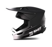 Shot Race Draw Casque de motocross, noir-blanc, taille S pour homme
