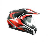 Casque Cross Spécial Pour Quad Avec Visière Torx Taille Xs Dundee V Red 53-54cm Neuf