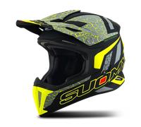 Suomy X-Wing Reel, casque à croix L Mat Noir/Gris/Jaune Néon Mat Noir/Gris/Jaune Néon