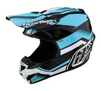 casque cross troy lee gp apex - bleu / noir S