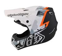 casque cross troy lee gp volt camo - blanc M