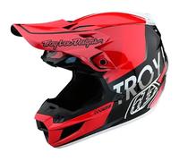casque cross troy lee se5 composite qualifier - rouge / noir L