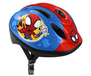 Casque Cycle Spidey - S. Tour de tête réglable avec système de molette Head Ring assurant Maintien et Confort. 50/56cm. Sangles jugulaires Ajustables.