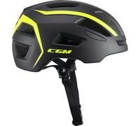 Casque cycliste homologué CGM 854G VIALE BICO Graphite Matt Fluo Jaune taille L
