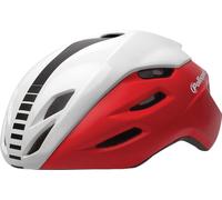 Casque cycliste Polisport Aero-R Medium 55-58 cm - Rouge mat / Blanc lumineux / Noir