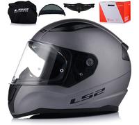 Casque cyclomoteur intégral | LS2 FF353 RAPID II | Casque moto | Certificat ECE 22.06 | Casque moto intégré | XS (53-54cm)