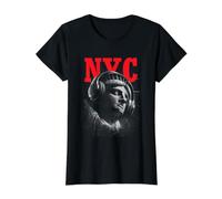 Casque d’écoute de la Statue de la Liberté de New York Y2K T-Shirt Graphique avec Valeur