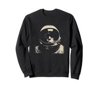 Casque d'astronaute Abstrait Portrait Cosmique Sweatshirt
