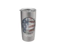 Casque d'astronaute avec drapeau de la NASA Gobelet isotherme en acier inoxydable double paroi