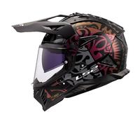 Casque d'aventure LS2 MX702 Pioneer II Rangi noir