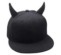 Casque de baseball cornes de baseball Cap 1pc corne de baseball casquette de baseball Cap de baseball hommes femmes Cap de baseball cornes hip-hop coton punk snapback cape avec des cornes pour garçon