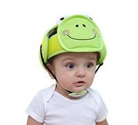 Casque de bébé en coton pour enfants qui rampent ou marchent le pacte de bébé (vert, taille unique)