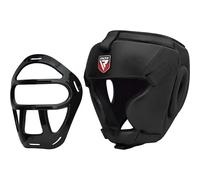 Casque de boxe avec grille RDX T1 Full Noir S